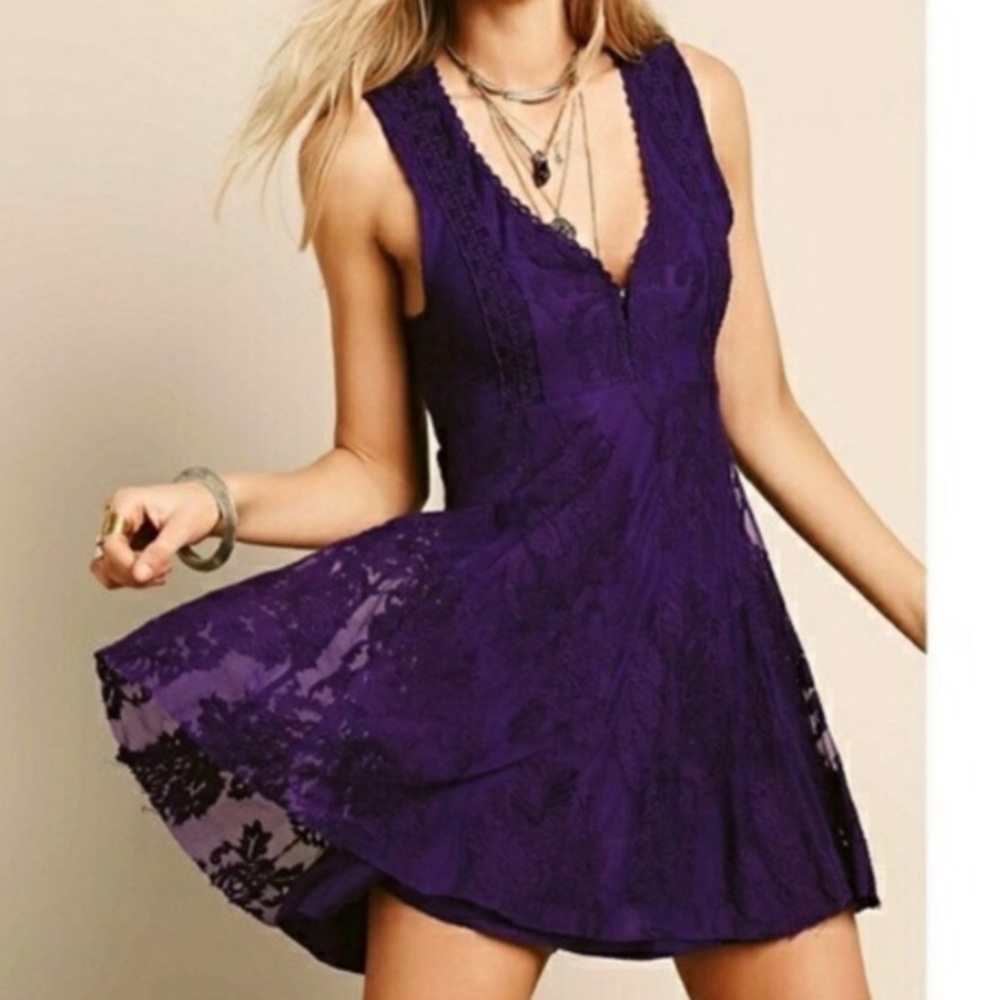 Free People Reign Over Me Lace Dress NWOT